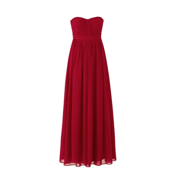 Jenny Yoo Aidan Gown Strapless Chiffon Sweetheart - Picture 1 of 3
